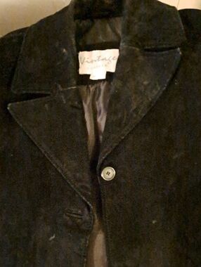 Vintage Black Velvet Blazer
